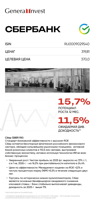 General Invest — мобильный экран