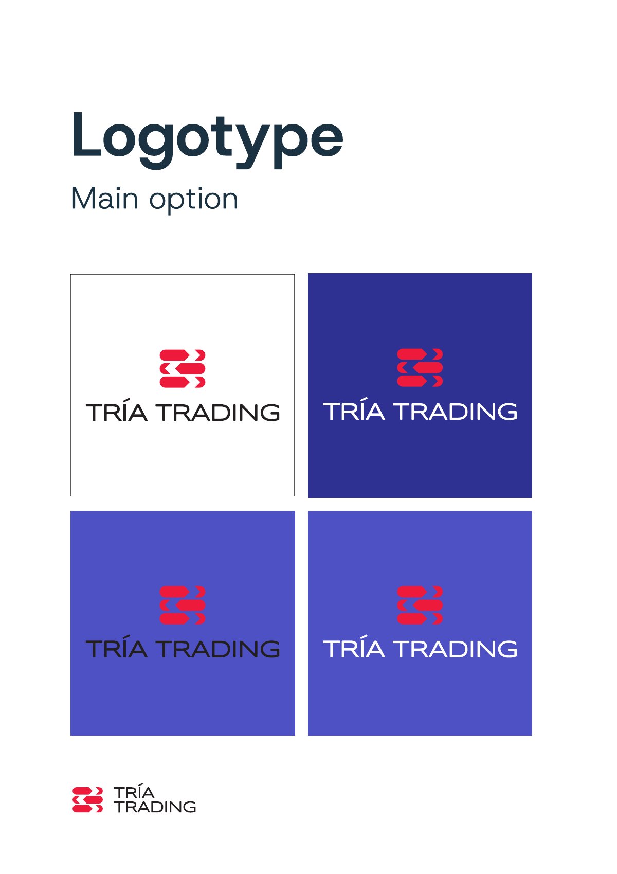 Tría Trading — логотип